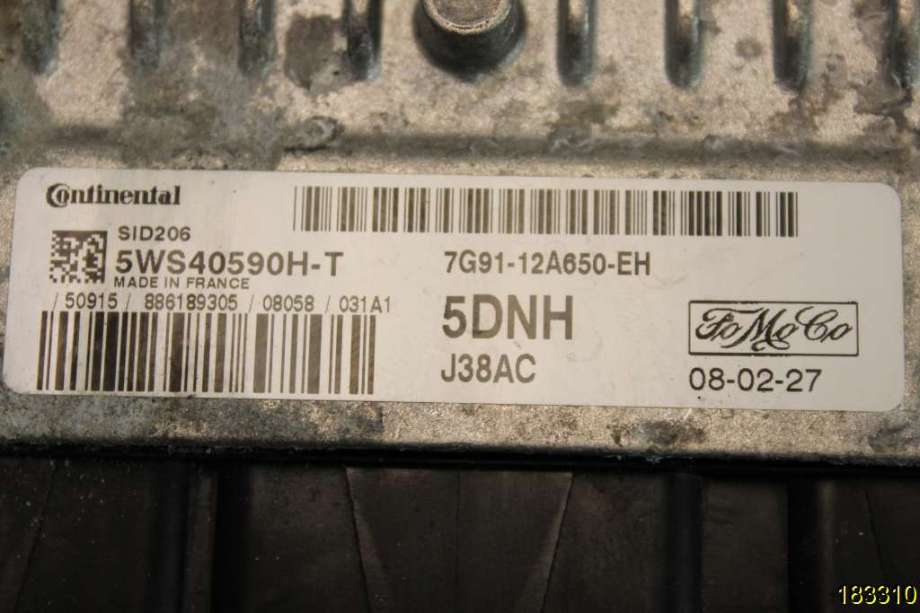 Styreenhet motor til Ford Mondeo 2007-2010 (Type IV, Fase 1)  (FORD|1709081||6U71-12A650-LB)