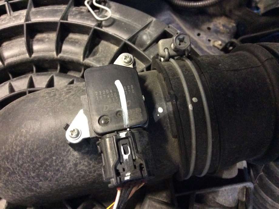 Luftmengde/luftmassemåler til Toyota Hilux, 2012-2016 (TOYOTA|)