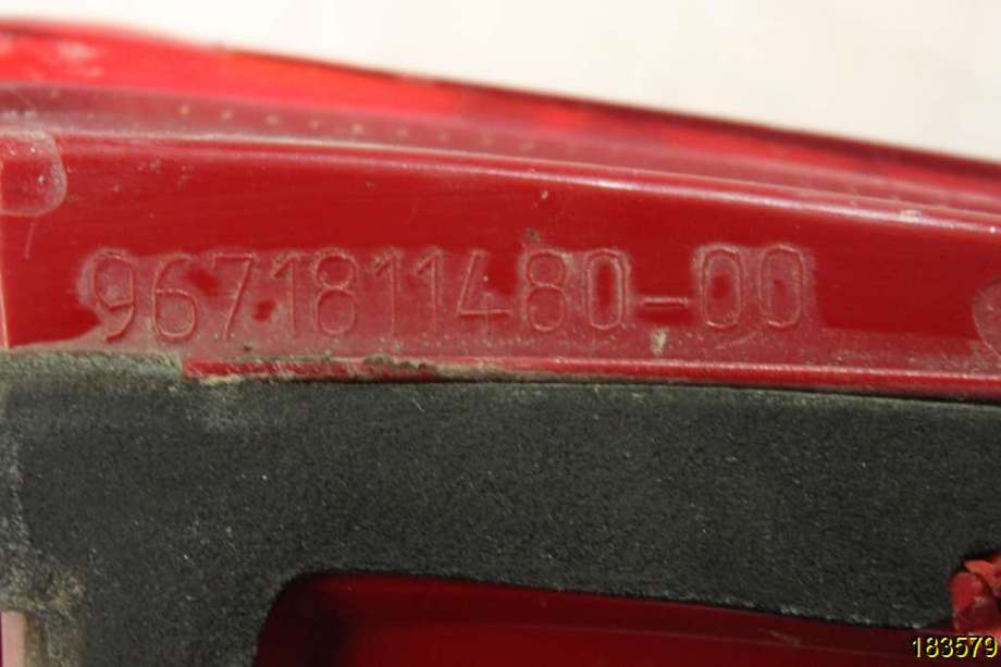 Baklykt venstre indre til Citroën C5 2008-2017 (Type II)  (CITROEN|9671811480-00|)