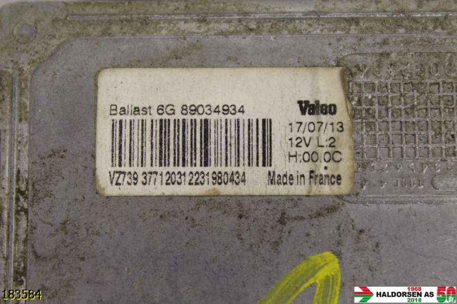 Styreenhet xenon/ballast til Citroën C5 2008-2017 (Type II)  (CITROEN|89034934|)