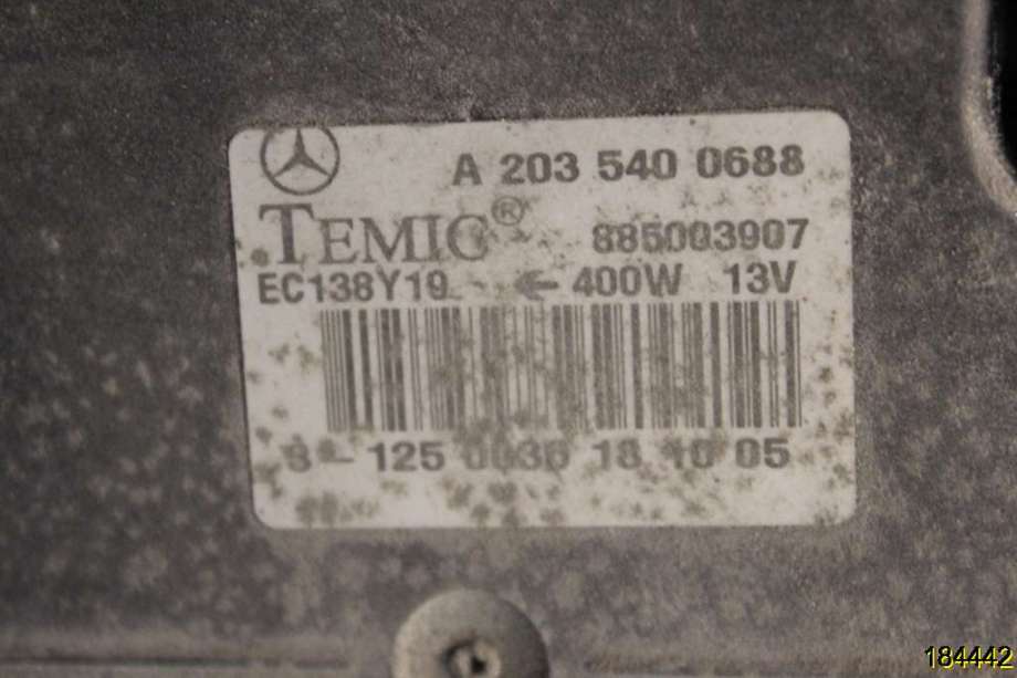 Kjølevifte til Mercedes C-Klasse 2004-2007 (Fase 2) (W203) (W203) (MERCEDES|A 203 500 15 93|)