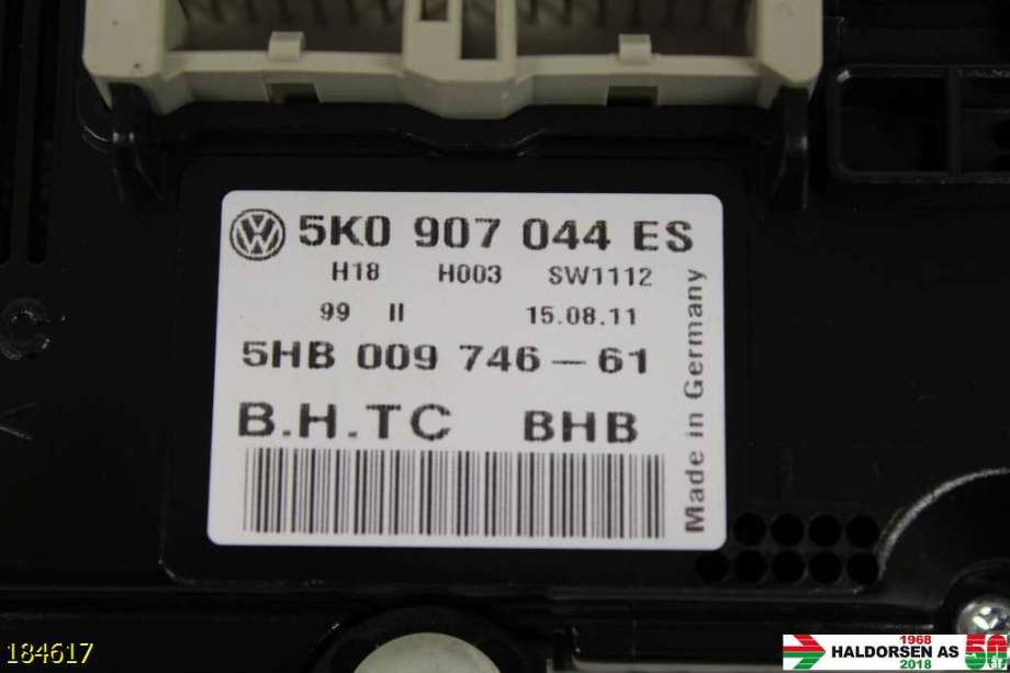 Varmeapparat betjening til VW Passat 2011-2015 (B7) (B7) (VOLKSWAGEN|5K0 907 044 ES|)