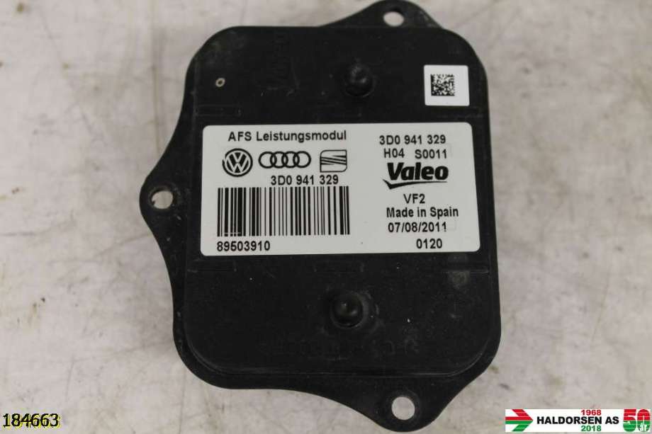 Styreenhet xenon/ballast til VW Passat 2011-2015 (B7) (B7) (VOLKSWAGEN|3D0 941 329|)