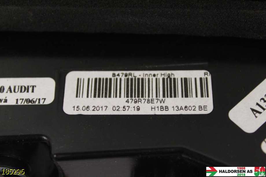 Baklykt høyre indre til Ford Fiesta 2017-->> (Type VII)  (FORD|H1BB-13A602-BE|)