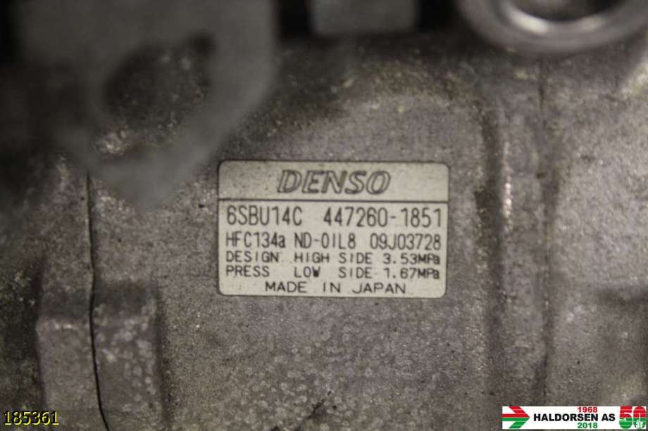 Aircondition kompressor til BMW 3-Serie 2005-2011 (E90/E91/E92/E93) (E90/E91/E92/E93) (BMW|64 52 6 987 862|)