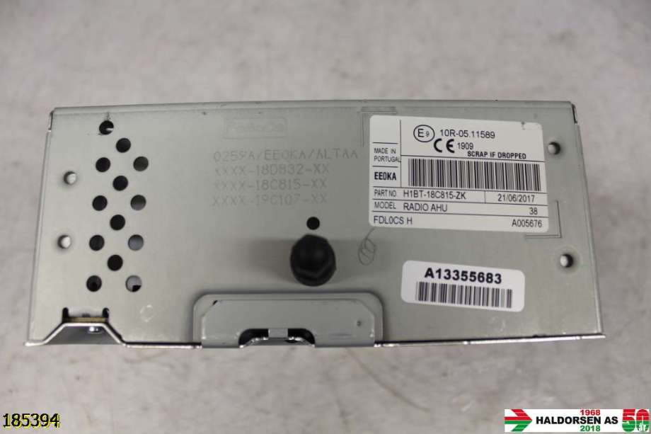 Bilstereo til Ford Fiesta 2017-->> (Type VII)  (FORD|H1BT-18C815-ZK|)