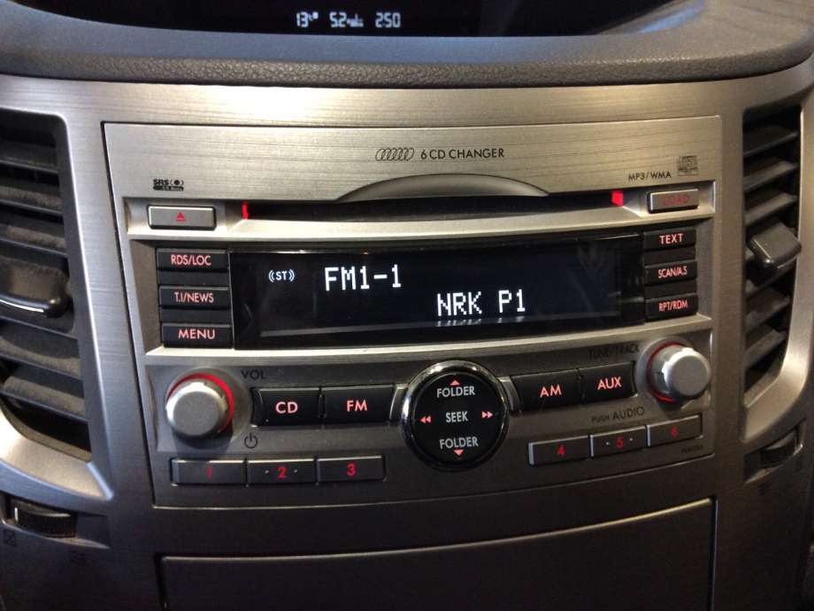 Bilstereo til Subaru Legacy, 2009-2015  (SUBARU|86201AJ410)