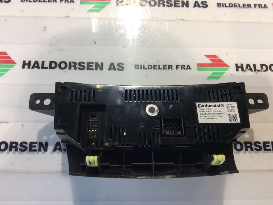 Varmeapparat betjening til Subaru Legacy 2009-2015  (SUBARU|72311AJ030|)
