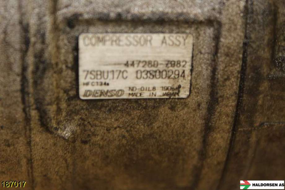 Aircondition kompressor til Mercedes Sprinter 2013-2018 (Fase 2) (906) (906) (MERCEDES|A 001 230 32 11||447280-7982)