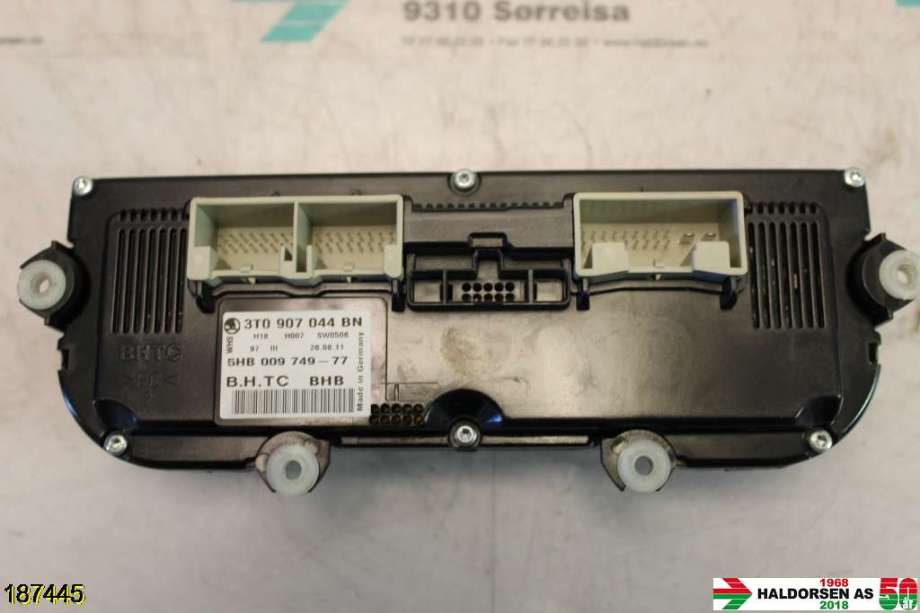 Varmeapparat betjening til Škoda Octavia 2009-2013 (Type II, Fase 2)  (SKODA|3T0 907 044 BN WHS|)