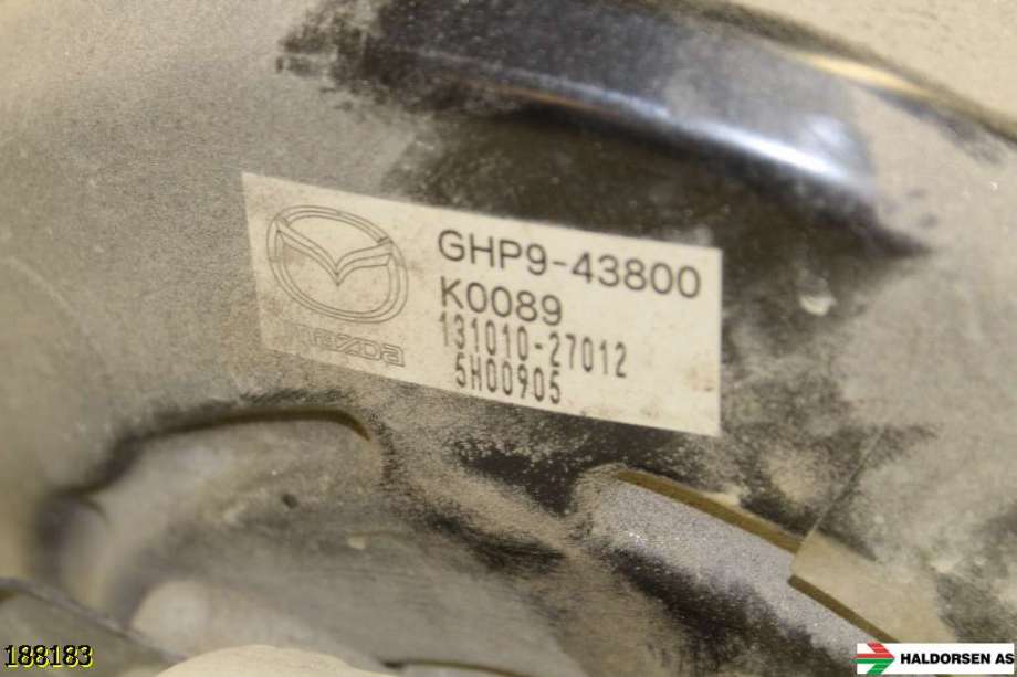 Bremsekraft-forsterker til Mazda 6 2015-2018 (Type III, Fase 2)  (MAZDA|GHP9-43800|)