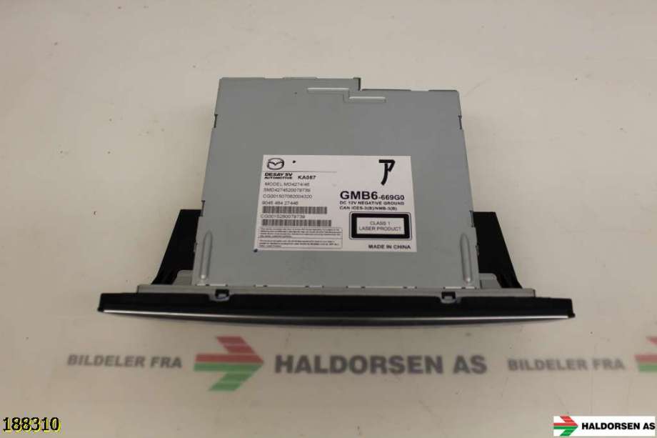 Bilstereo til Mazda 6, 2015-2018 (Type III, Fase 2)  (MAZDA|GBM6-669G0)