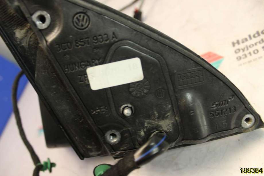 Speil venstre til VW Passat 2011-2015 (B7) (B7) (VOLKSWAGEN|3C0 857 933 A|)