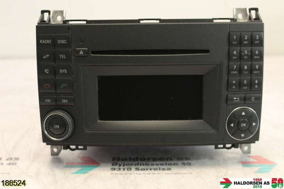 Bilstereo til Mercedes Vito/Viano 2010-2014 (Fase 2) (W639) (W639) (MERCEDES|A 169 900 20 00|)