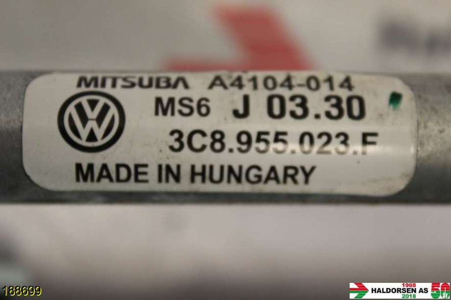 Viskeroverføring til VW CC 2008-2012 (PASSAT CC) (PASSAT CC) (VOLKSWAGEN|3C8 955 023 F|)