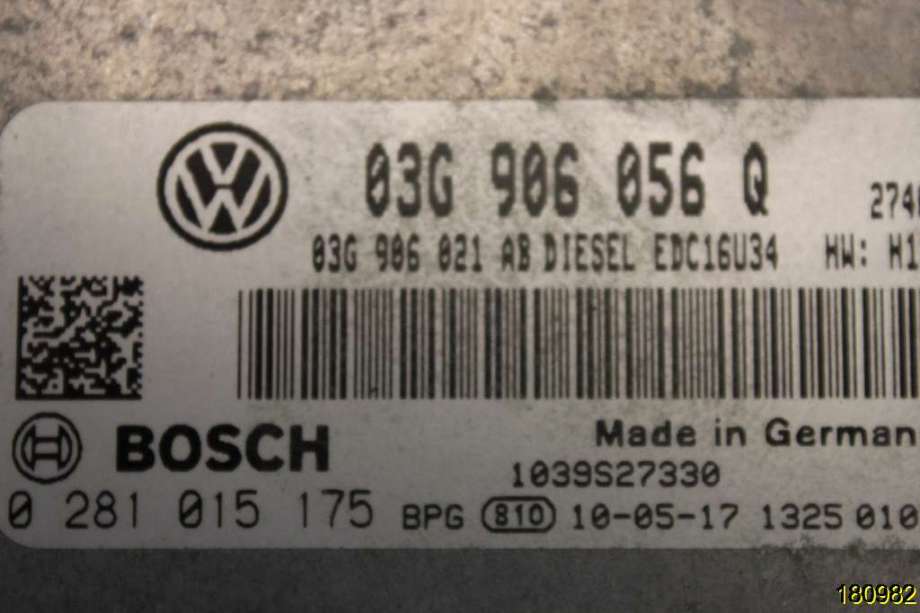 Styreenhet motor til VW Caddy 2004-2010 (Type III, Fase 1)  (VOLKSWAGEN|03G 906 056 Q|0 281 015 185|)