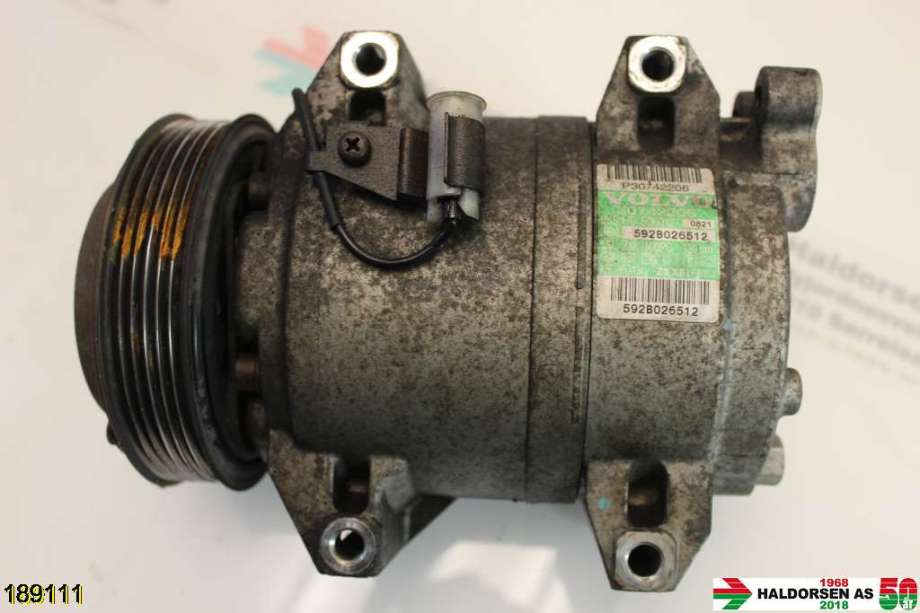 Aircondition kompressor til Volvo XC90 2002-2006 (Type I, Fase 1)  (VOLVO|36001066|592B026512|)