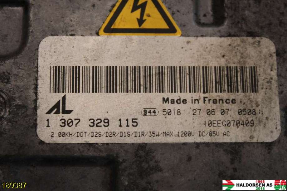 Styreenhet xenon/ballast til Audi A4 2004-2008 (Type III) (B7) (B7) (AUDI||1 307 329 115)