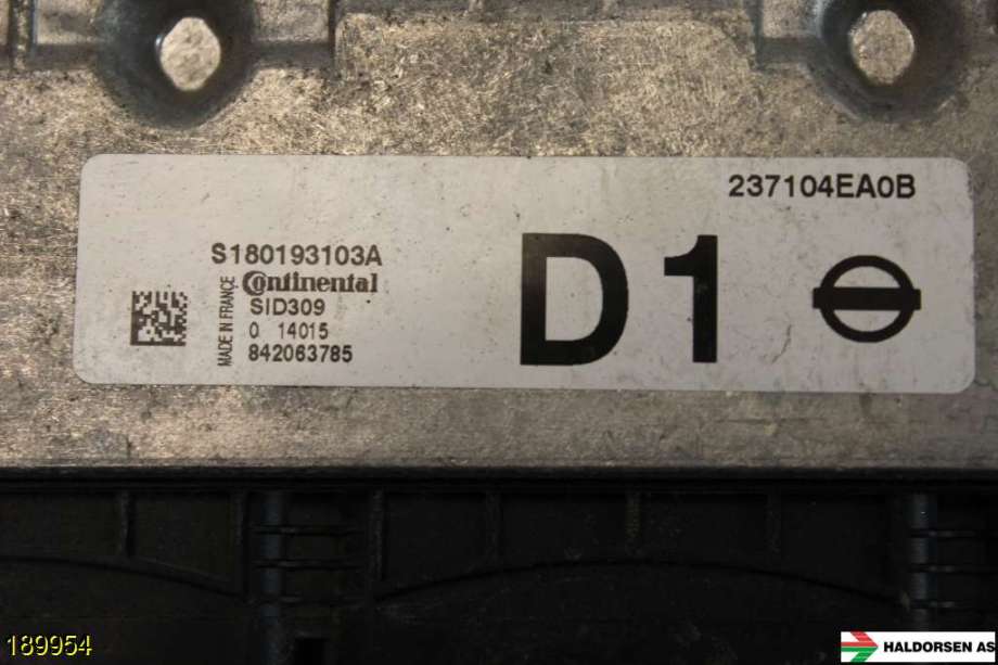 Styreenhet motor til Nissan Qashqai 2014-2021 (Type II)  (NISSAN|S180193103A|)