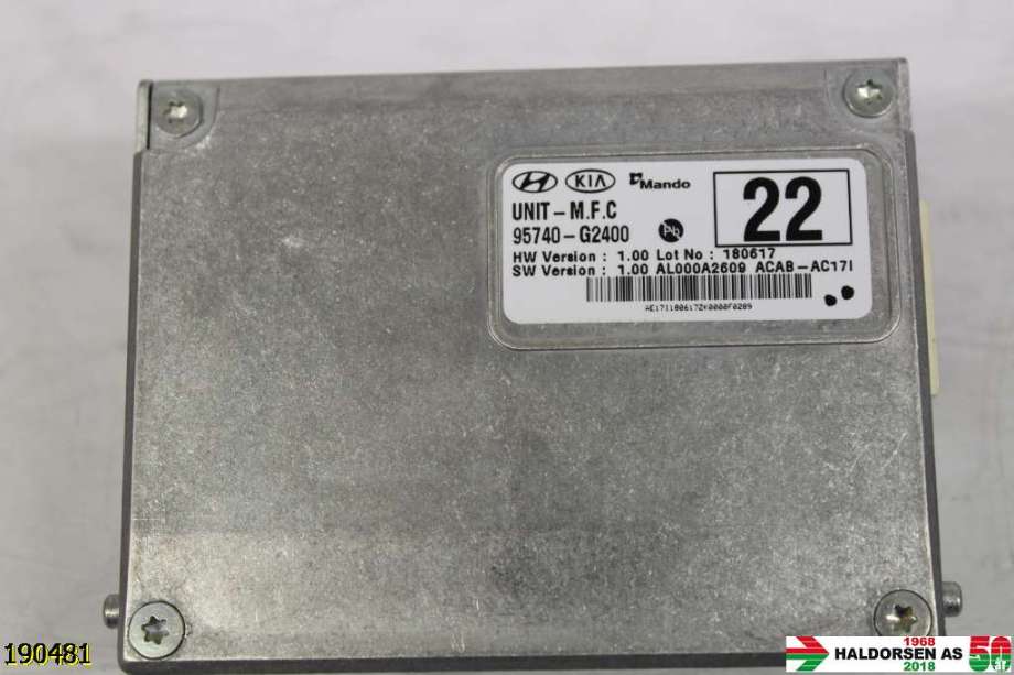 Sensor diverse til Hyundai Ioniq Electric 2019-->> (Fase 2)  (HYUNDAI|95740-G2400|)