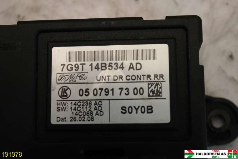 Styreenhet nøkkelfri/keyless til Ford Mondeo 2007-2010 (Type IV, Fase 1) (FORD|1495753||7G9T-14B534-AD)
