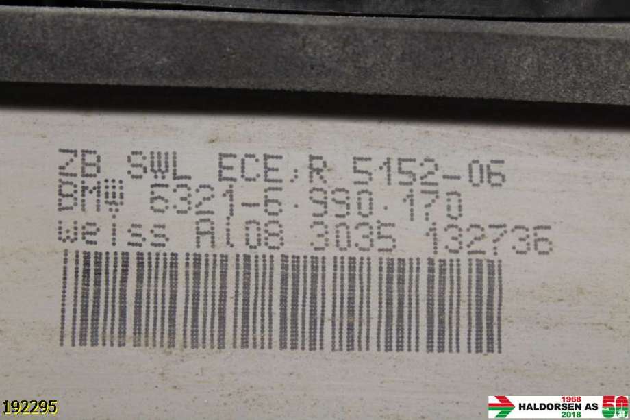 Baklykt høyre til BMW X3 2003-2006 (Fase 1) (E83) (E83) (BMW|63 21 6 990 170|)