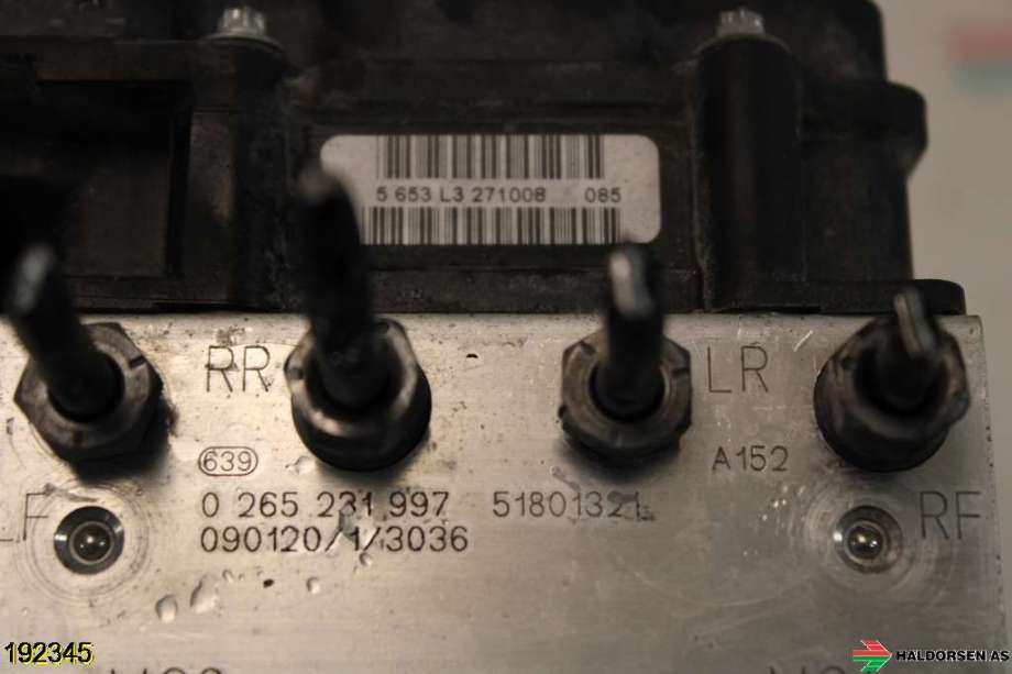 ABS sentral til Fiat Fiorino 1988-2000  (FIAT|0 265 231 997|)