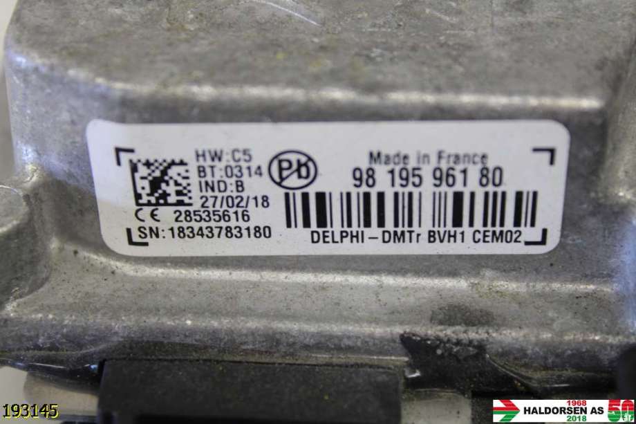 Styreenhet diverse til Peugeot 2008 2013-2019 (Type I)  (PEUGEOT|98 195 961 80|)
