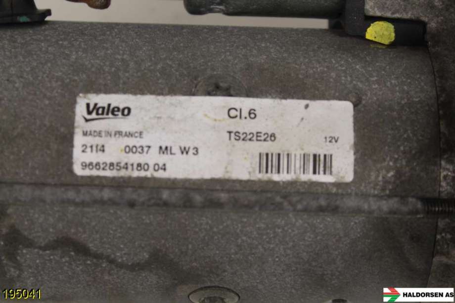 Starter diesel til Peugeot Partner 2008-2015 (Type II, Fase 1)  (PEUGEOT|5802 AE|)