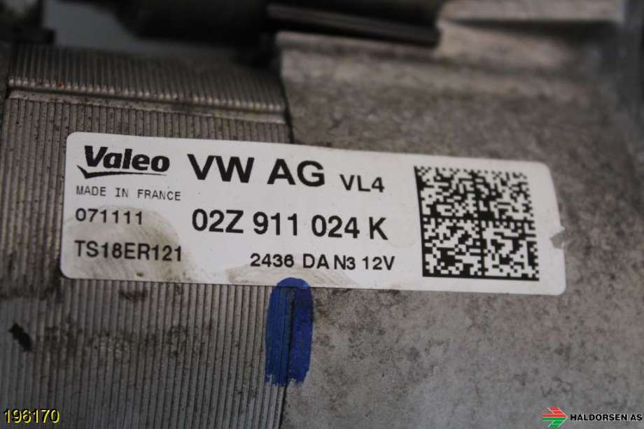 Starter diesel til Škoda Superb 2008-2015 (Type II)  (SKODA|02Z 911 023 NX|)