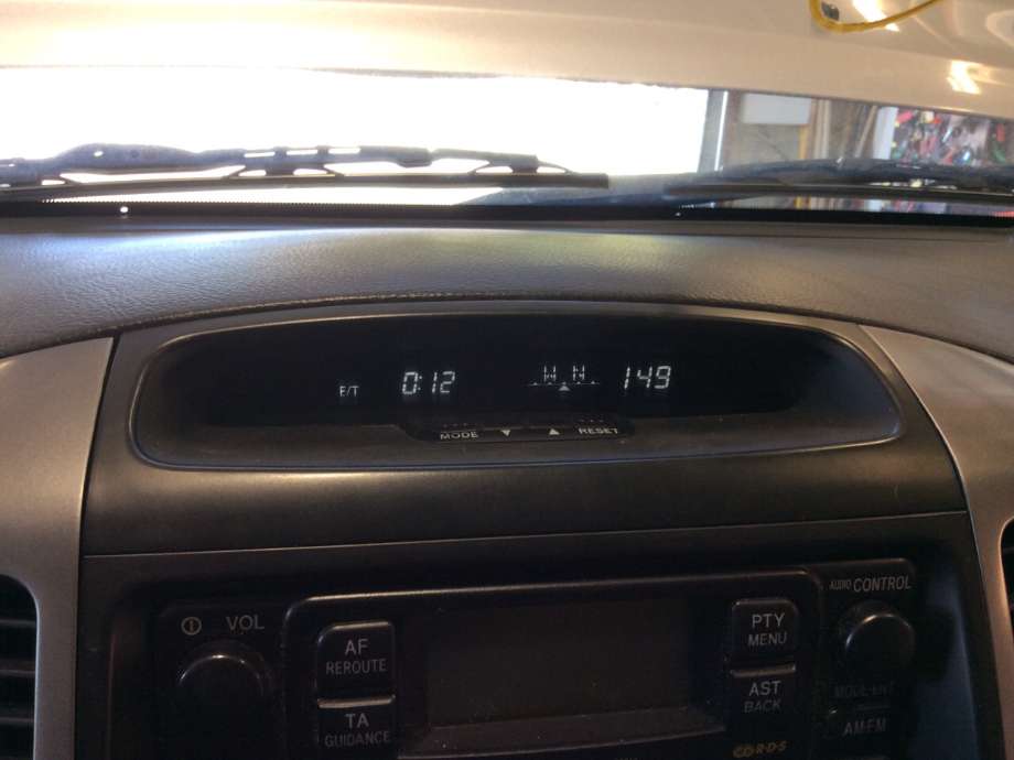 Instrument klokke til Toyota Land Cruiser 120, 2002-2009  (TOYOTA|83910-60180)