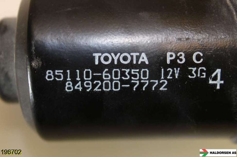 Viskermotor frontrute til Toyota Land Cruiser 120 2002-2009  (TOYOTA|85110-60350|)
