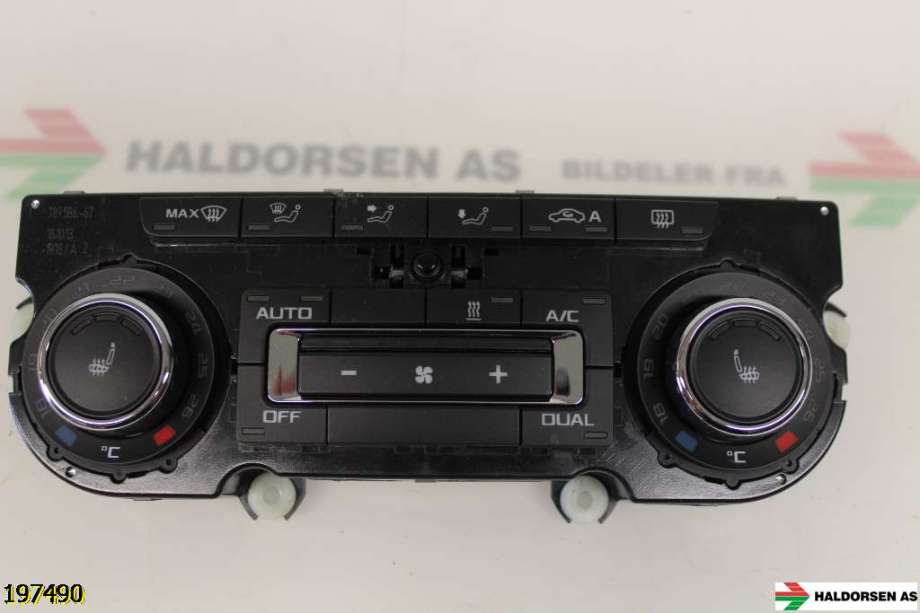 Varmeapparat betjening til Škoda Superb 2008-2015 (Type II)  (SKODA|3T0 907 044 CG|)
