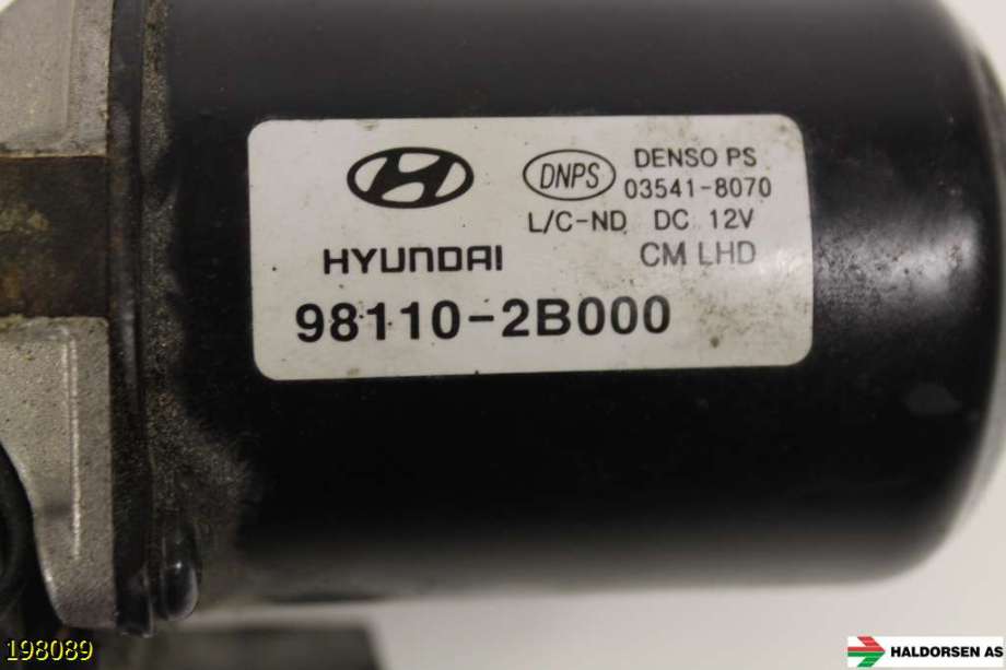 Viskermotor frontrute til Hyundai Santa Fe 2006-2009 (Type II, Fase 1) (HYUNDAI|98110-2B000|03541-8070|)