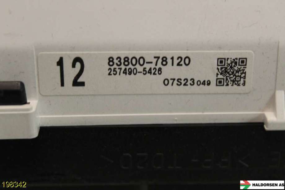 Instrumentpanel til Lexus NX 2014-2021 (Type I) (AZ10) (AZ10) (LEXUS||83800-78120)