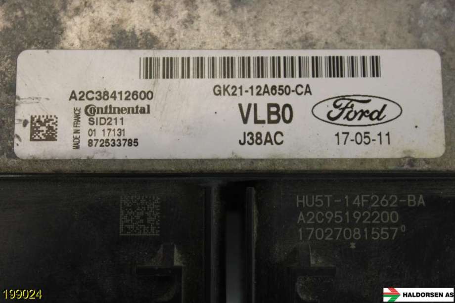 Styreenhet motor til Ford Transit, 2014-->>  (FORD|GK21-12A650--CA)