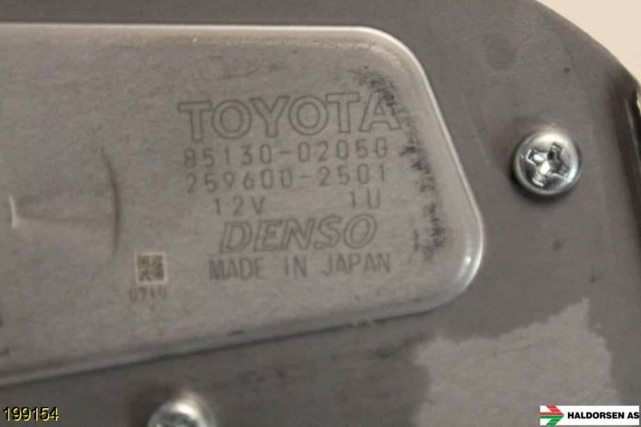 Viskermotor bakrute til Toyota Auris 2015-2019 (Type II, Fase 2)  (TOYOTA|85130-02050|25960-02501|)