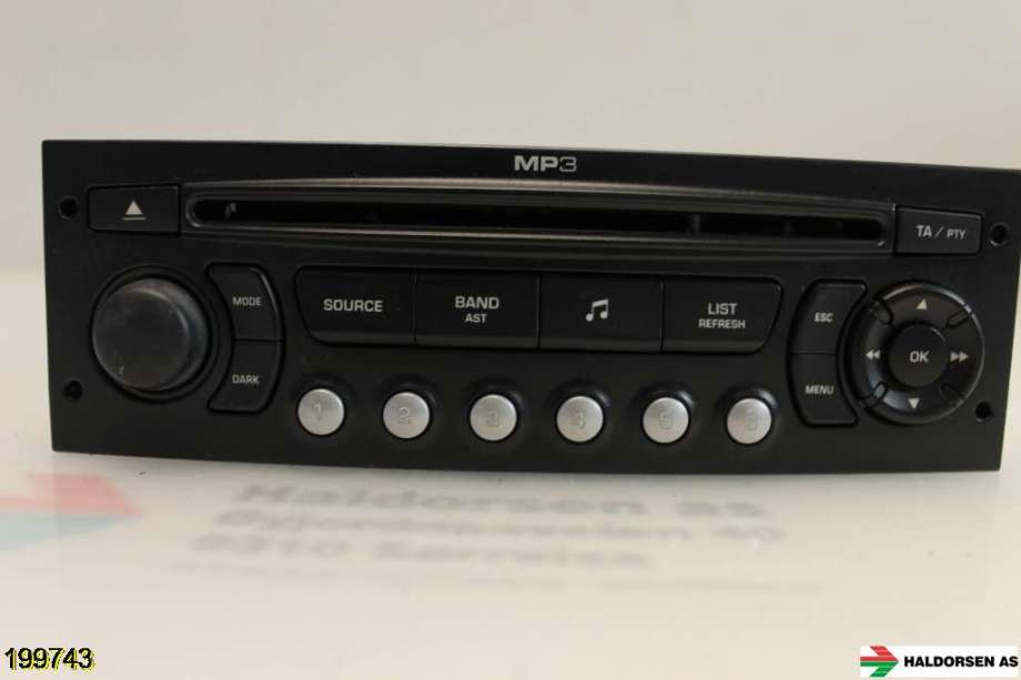 Bilstereo til Citroën C4 2004-2011 (Type I) (CITROEN|6579 36|)