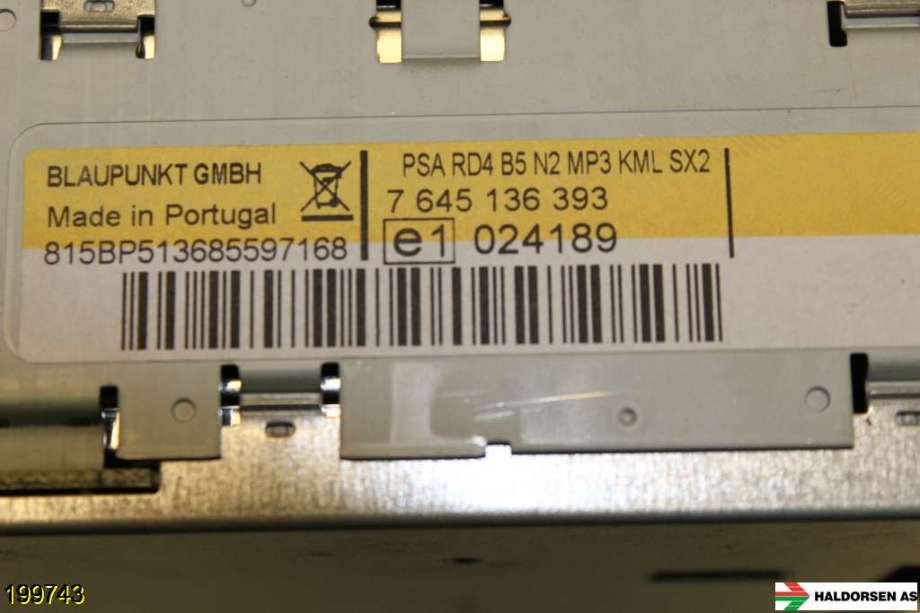 Bilstereo til Citroën C4 2004-2011 (Type I) (CITROEN|6579 36|)