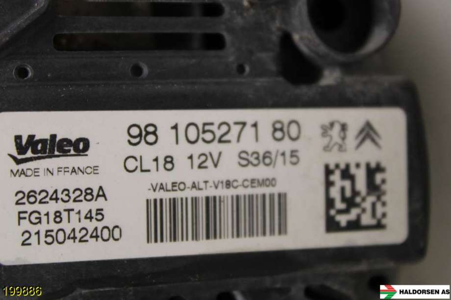 Dynamo til Peugeot 308 2013-2021 (Type II)  (PEUGEOT||98 105 271 80)