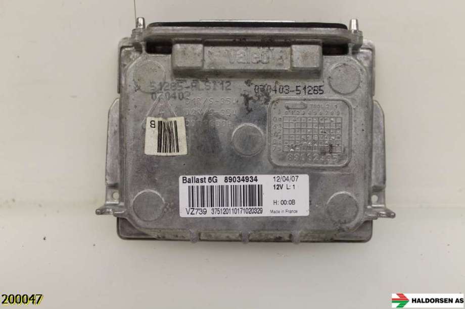 Styreenhet xenon/ballast til Opel Vectra C, 2005-2008 (Type II) (OPEL|)