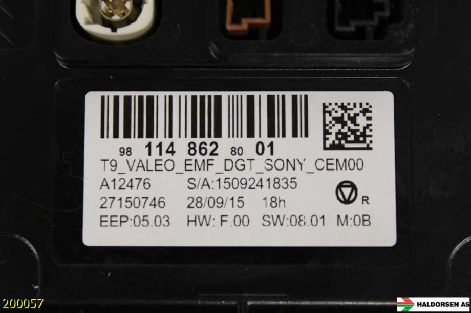 Bilstereo navigasjon til Peugeot 308 2013-2021 (Type II)  (PEUGEOT|98 114 862 80|)