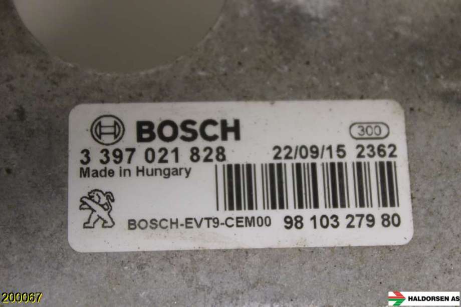 Viskeroverføring til Peugeot 308 2013-2021 (Type II)  (PEUGEOT|98 103 279 80||3 397 021 828)