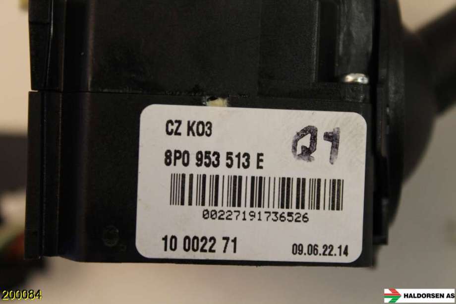Bryter blink til Audi A3 2009-2012 (Type II, Fase 2)  (AUDI|8P0 953 513 E|)