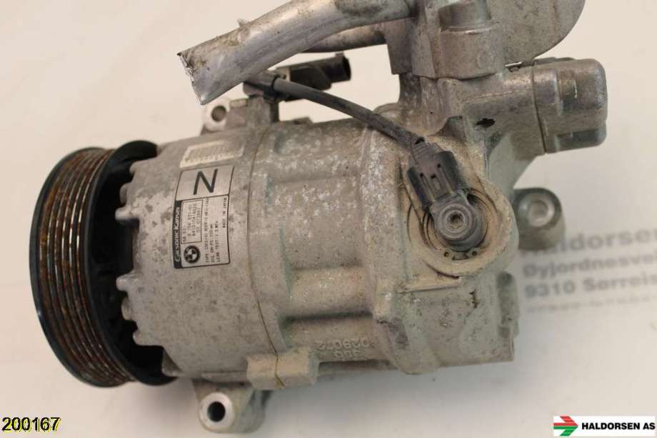Aircondition kompressor til BMW 1-Serie 2004-2011 (E81/E82/E87/E88) (E81/E82/E87/E88) (BMW|64 52 9 182 793||A4101541A026)