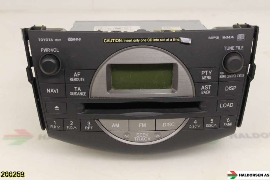 Bilstereo til Toyota RAV4 2006-2009 (Type III, Fase 1)  (TOYOTA|86120-42220|)