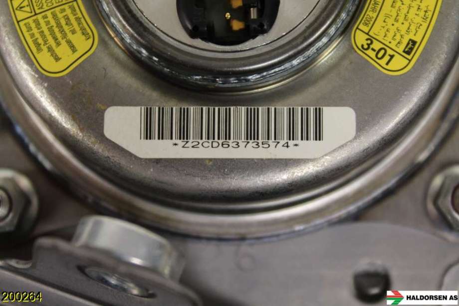 Airbag rattpute til Toyota RAV4 2006-2009 (Type III, Fase 1)  (TOYOTA|Z2CD6373574|)