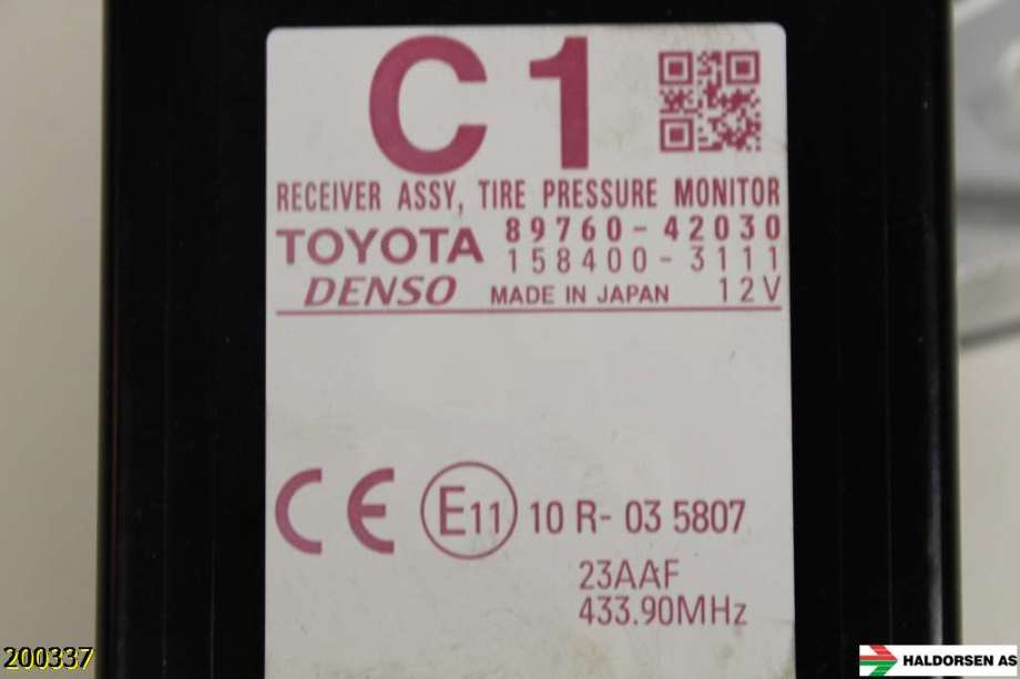 Styreenhet diverse til Toyota RAV4 2013-2015 (Type IV, Fase 1)  (TOYOTA|89760-42030|)