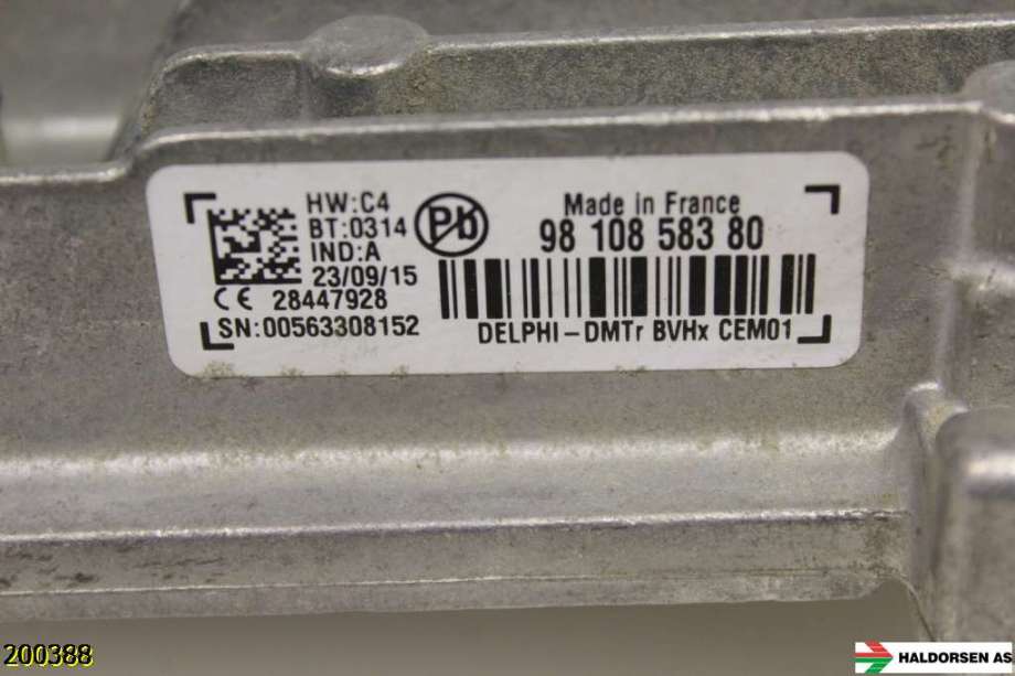 Styreenhet diverse til Peugeot 308 2013-2021 (Type II)  (PEUGEOT|98 108 583 80|)