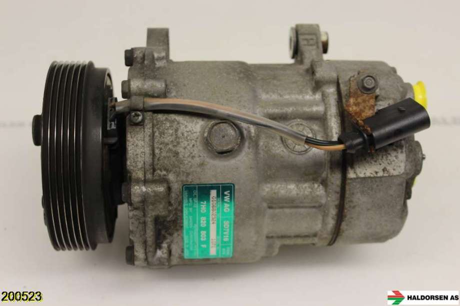 Aircondition kompressor til VW Caddy, 2004-2010 (Type III, Fase 1)  (VOLKSWAGEN|7HO 820 803 F)